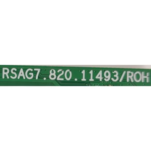 MAIN PARA TV HISENSE / NUMERO DE PARTE 318880 / RSAG7.820.11493/ROH / 315283 / 3TE65G2229A1 / ZTG228GU1LU / 65Q53FUA(0011) / PANEL HD650Y1U72-T0L2/GM/MCKD3A/ROH / MODELO 65A6H	